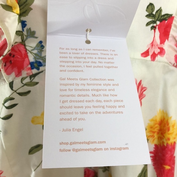 Gal Meets Glam Beverly Floral Crop Jumpsuit Size 16 NEW - Picture 9 of 10